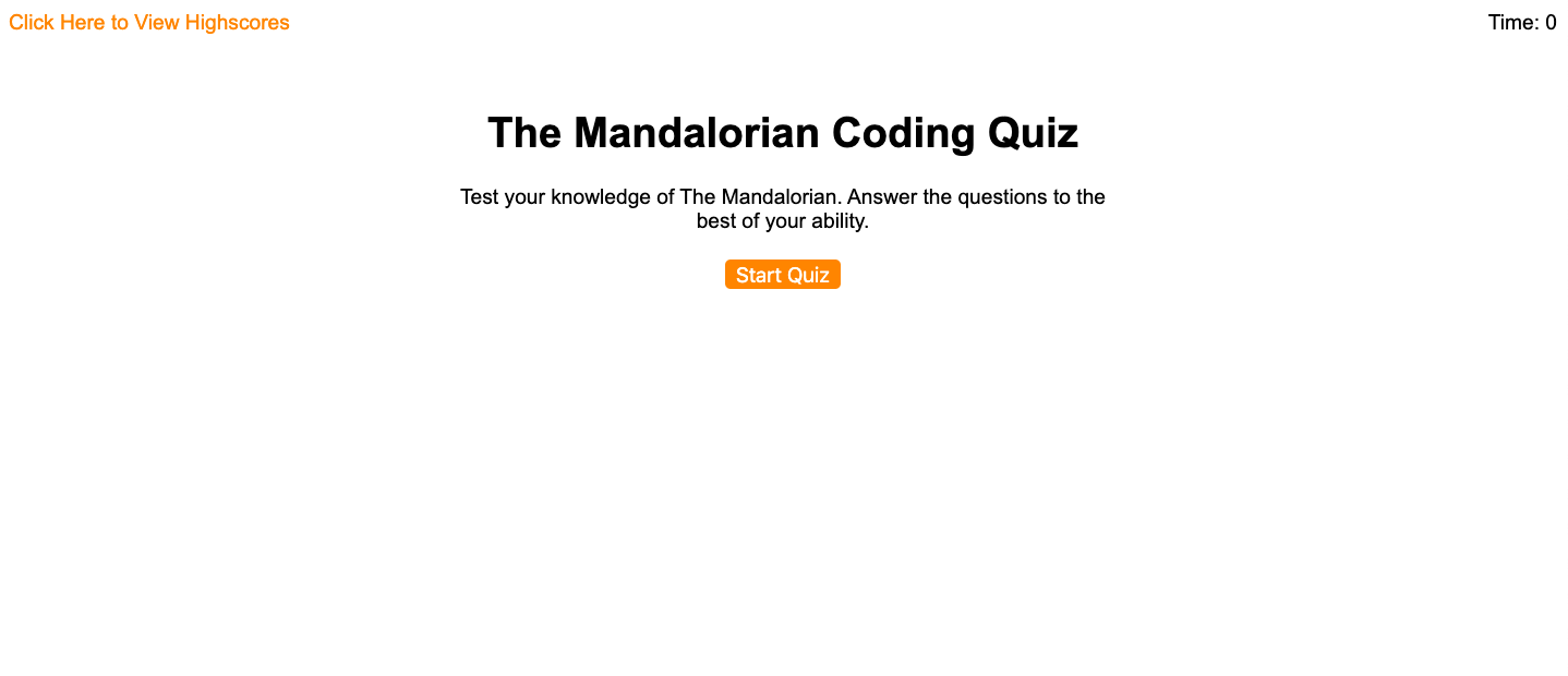 Mandalorian Quiz